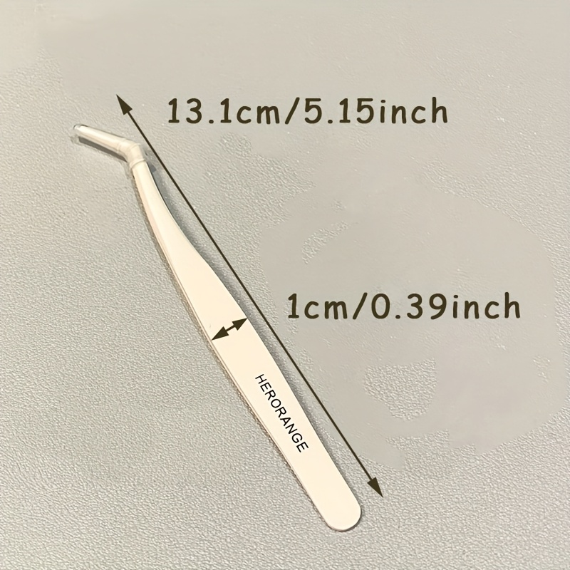 HERORANGE Tweezers for False Eyelashes with Storage Box