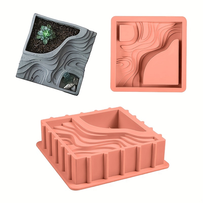 

Silicone Mold - Resin & Concrete Crafting, Succulents, Candle Holders & More - , , Heat-resistant