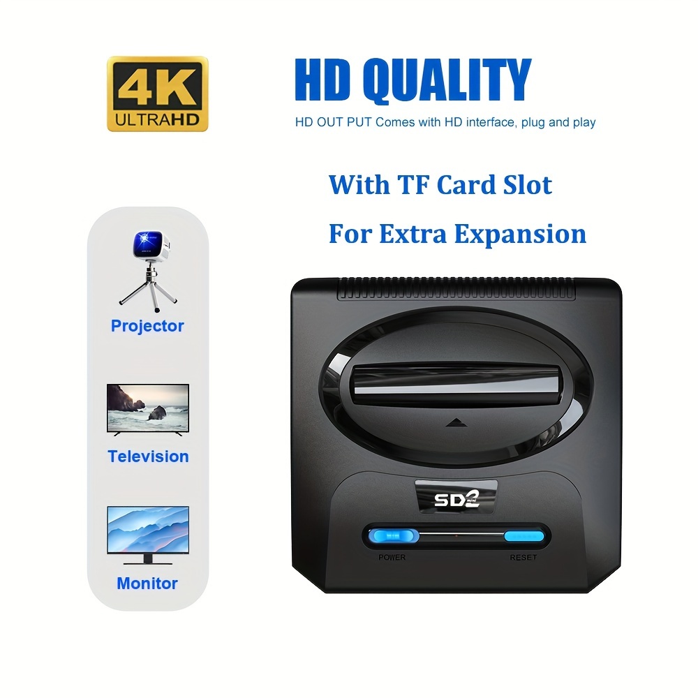 4K 16Bit Handheld Portable Arcade Game Console