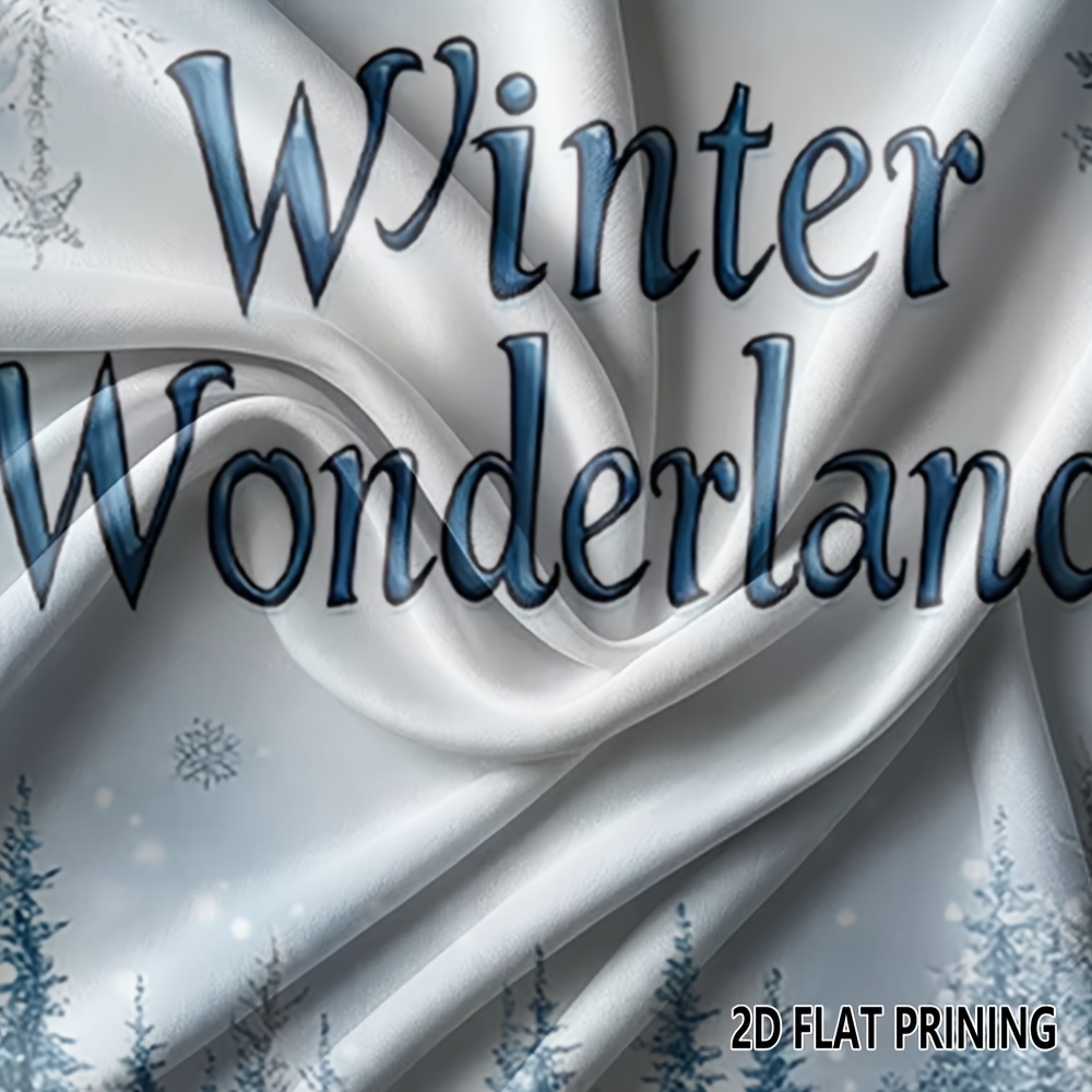 Fresh Winter Landscape Background Cloth for Photo Props