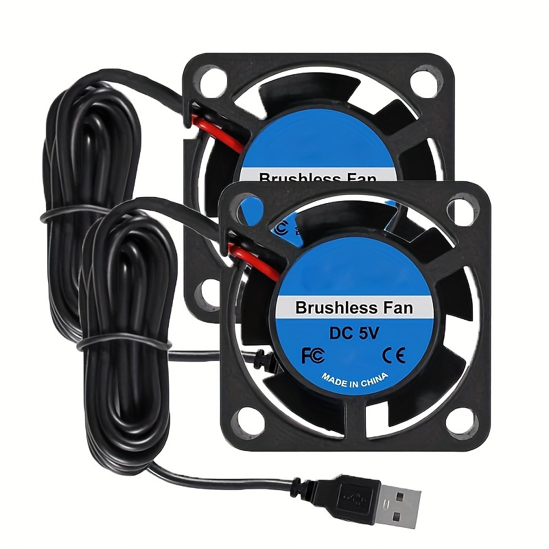 

25x25x10mm Usb Computer Cooling Fan: 5 Blades, Brushless, Dc 5v, Suitable For Pc, Cpu, And 3d Printer Cooling