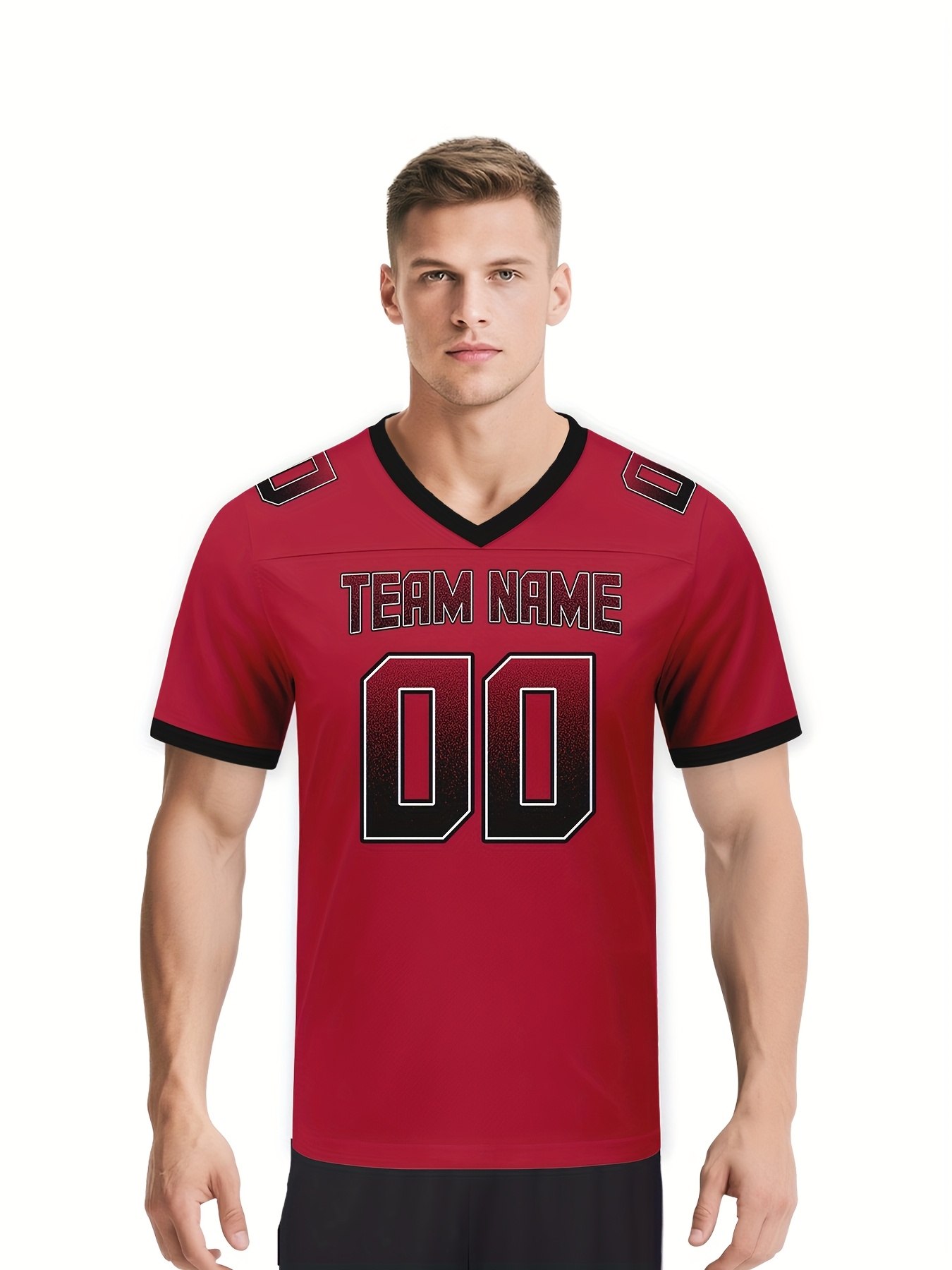 mens custom football jersey personalized add Temu