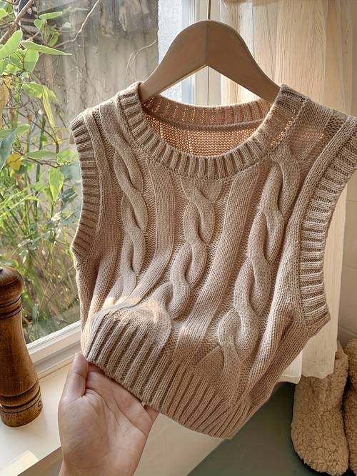 blusa elegante sin para mujer - suéter túnica de cuello , lavable a máquina y resistente a , casual , diseño chic y estiloso, para informales, de punto para mujer, ropa para mujer
