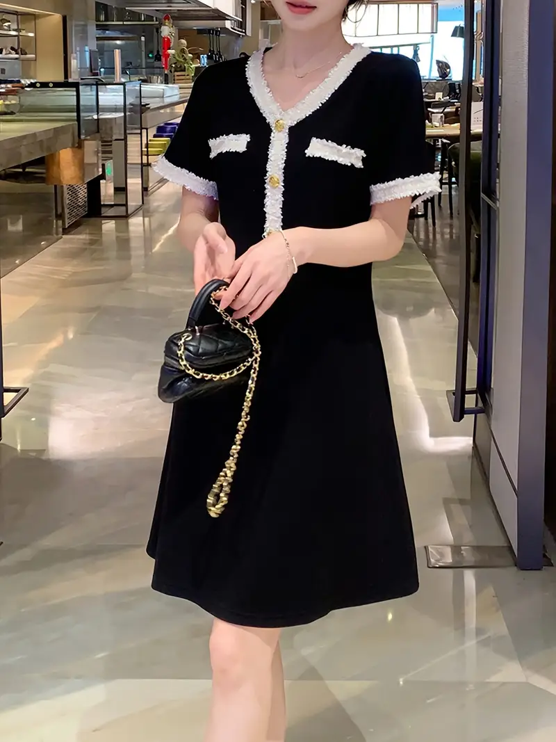 womens elegant stylish a line dress loose fit - Temu Bahrain womens elegant stylish a line dress loose fit - Temu Bahrain