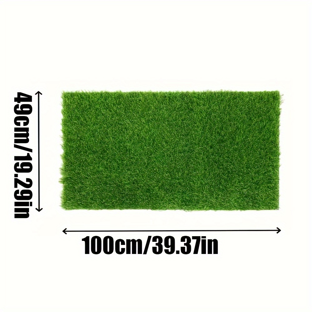 TEMU 1pc Artificial Lawn, 30 Density, 10cm Length, Durable Plastic, -, Low-maintenance, For , Playground, Decor, Pet Training, Landscaping