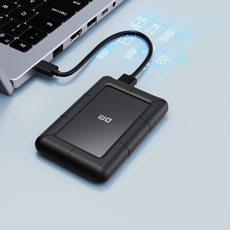 TEMU Disco duro externo portátil DM USB 3.2 Gen1 Tipo-C 5Gbps | 500GB/1TB opcional | Disco duro compatible con Windows, Mac, , , | Almacenamiento de
