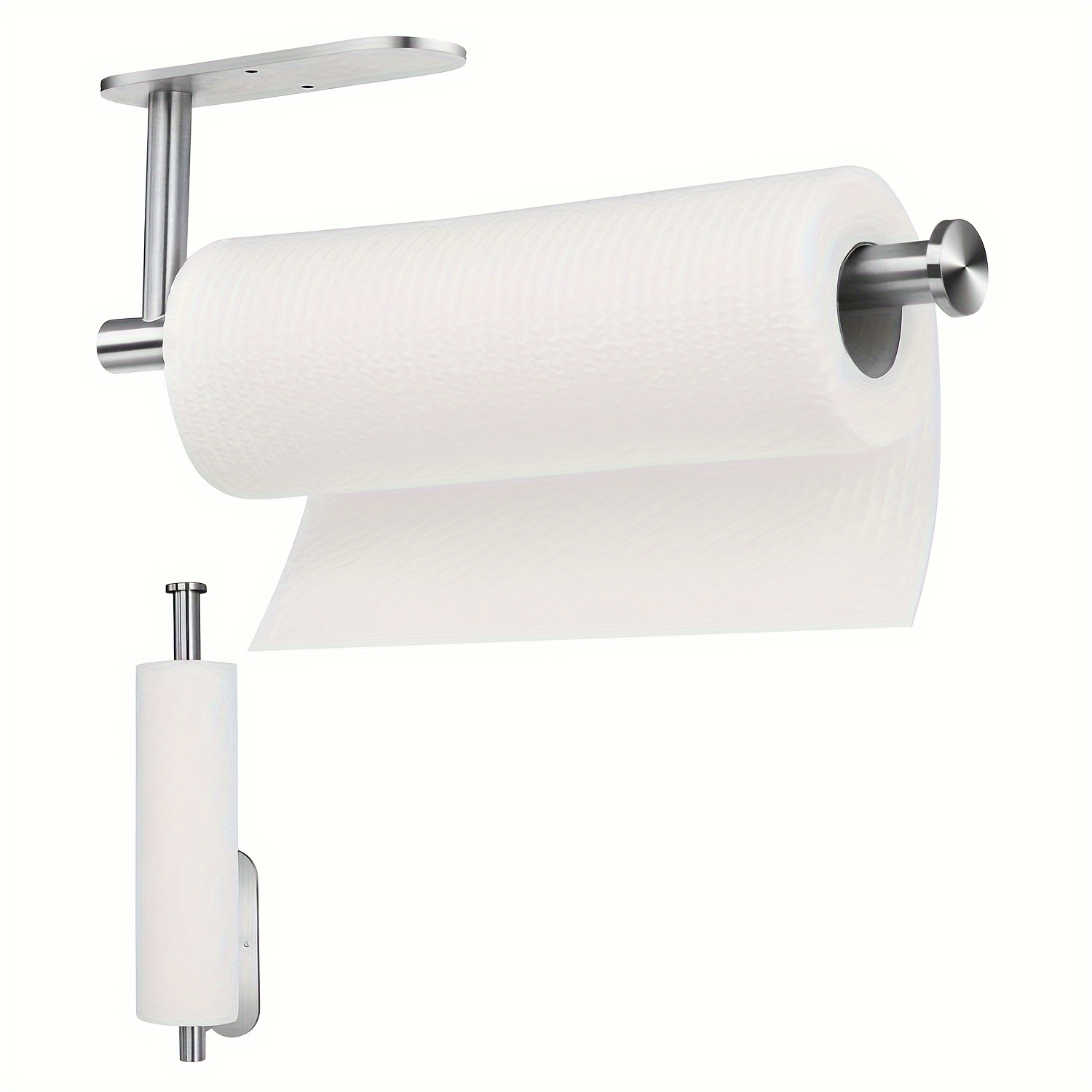 TEMU Towel 13.2in Adhesive Towel Rolls Sus304 Steel Horizontally For Bathroom Rustproof