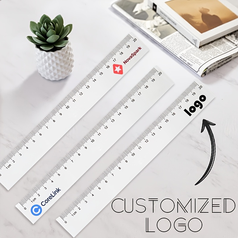 E-shop Personalisierte Messschieber mit Firmenlogo aus hochwertigen, transparenten Materialien, die langlebige und klare Markierungen aufweisen und