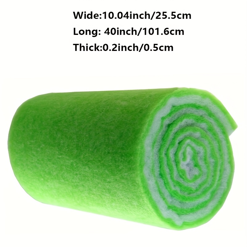 TEMU 1pc, High-quality Activated Carbon Filter Media Pad For Aquariums And - Easy To Cut, Non-electric Foam Material For Water Purification, Suitable