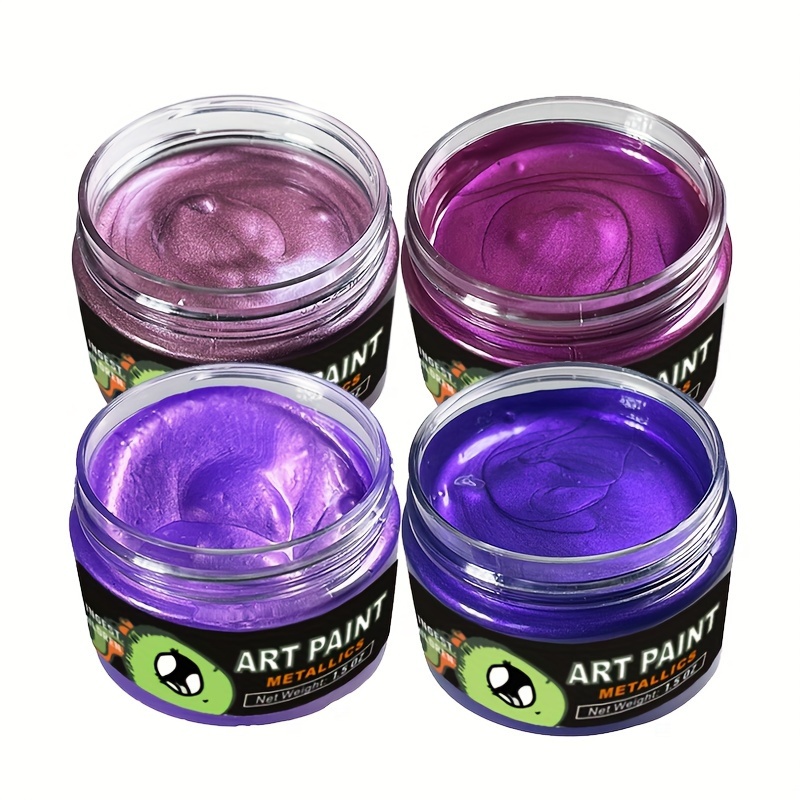 

Premium Metallic Acrylic Paint: Waterproof, Pearlescent, Suitable For Most Surfaces, Diy Creative, 48g/1.7oz Bottle