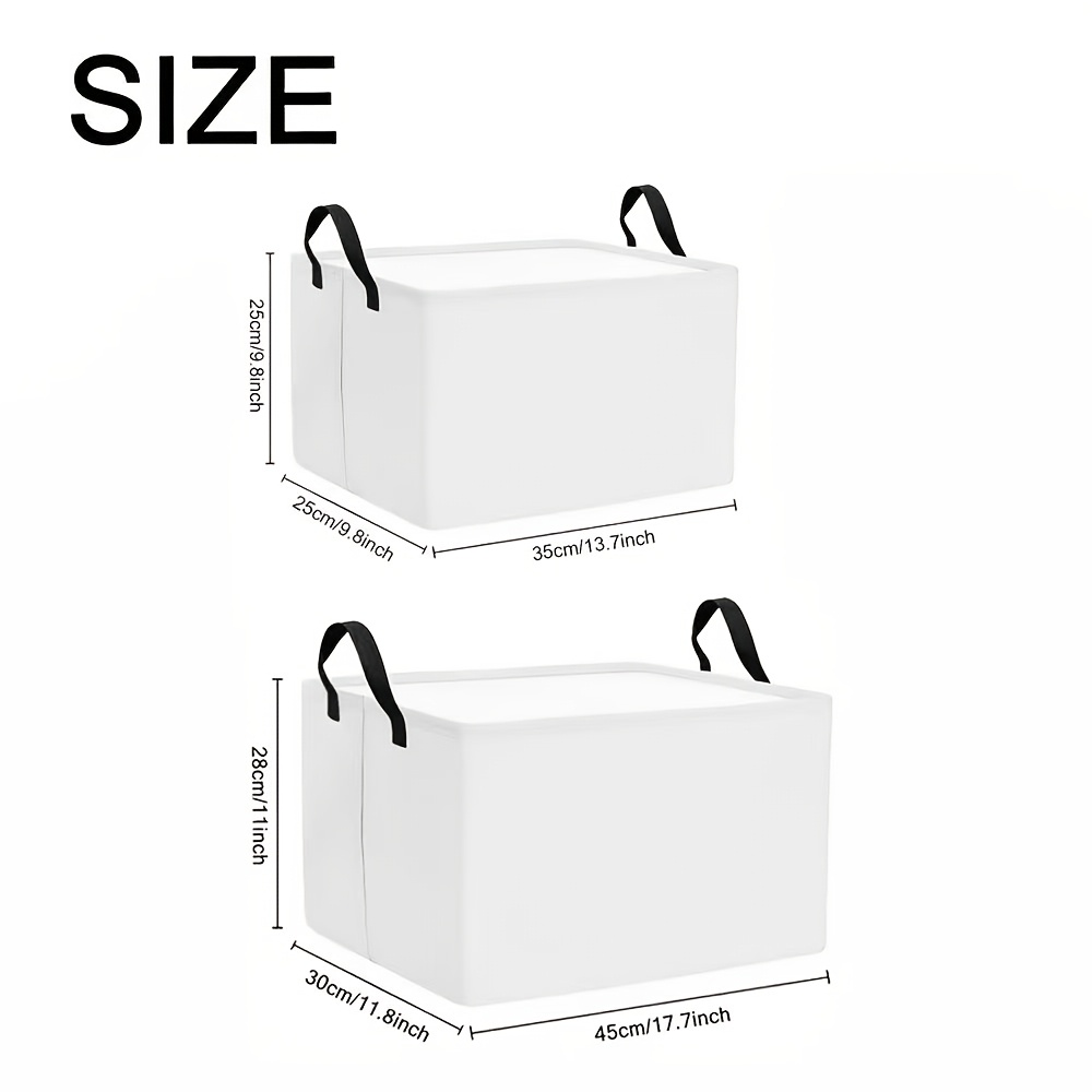 Foldable Canvas Storage Bin with Cartoon Giraffe Print