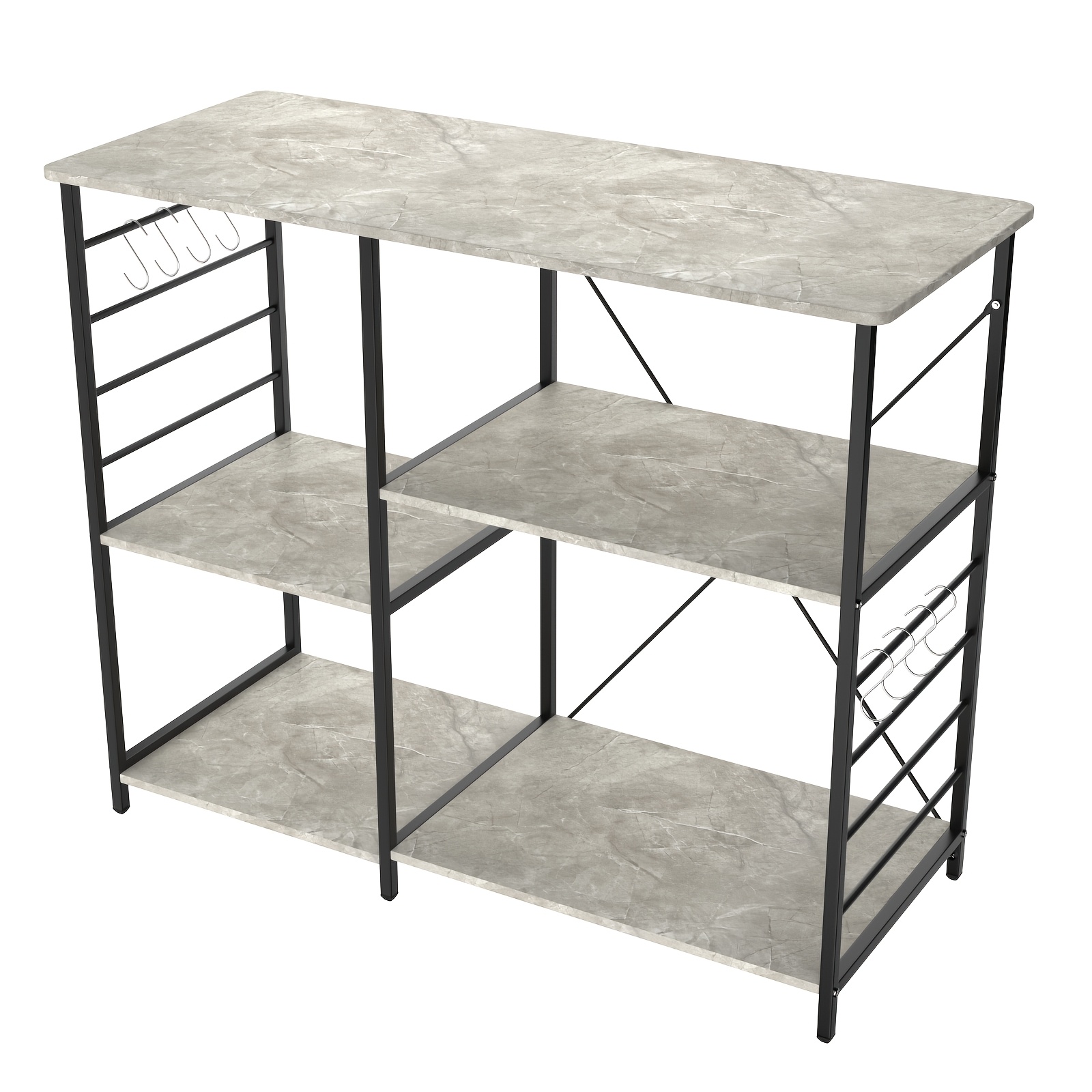 Heavy Duty Freestanding Dish Rack & Kitchen Organizer, Large Capacity Storage Shelf For Home, Kitchen, Bar & Cafe, 90x39x82cm, Easy Assembly & Maintenance
