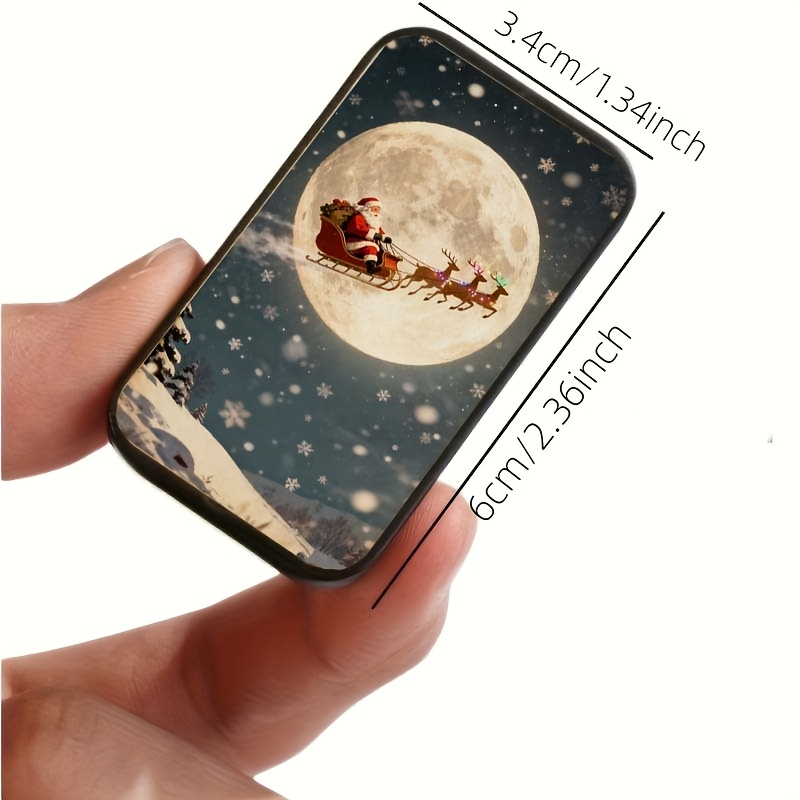TEMU Boîte à de Noël Vintage, durable et tendance, idéale pour ranger les | Style rétro | Boîte en fer durable