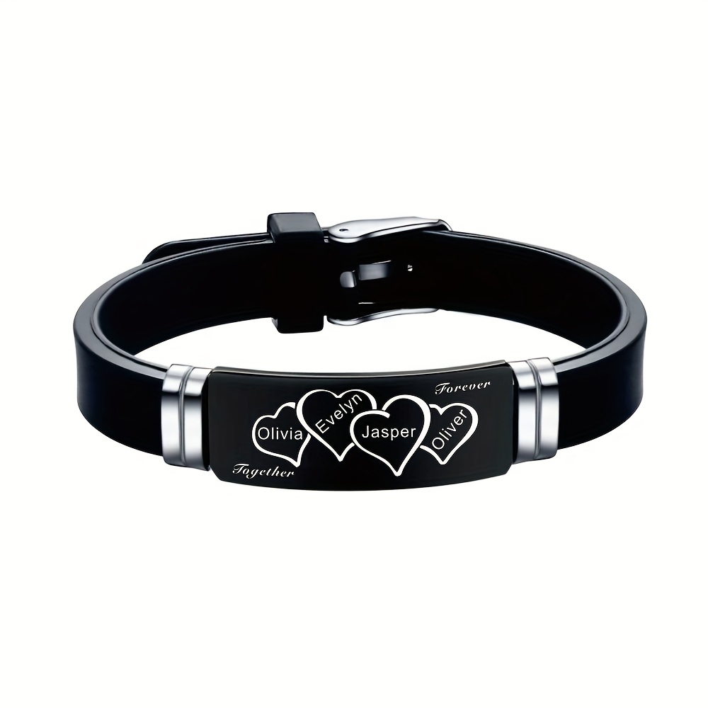 TEMU Braccialetto Personalizzato a Tema Famiglia, di e Unione Eterna. Accessorio per i , Regalo di Benedizione per le Feste e Sorpresa per i Partner