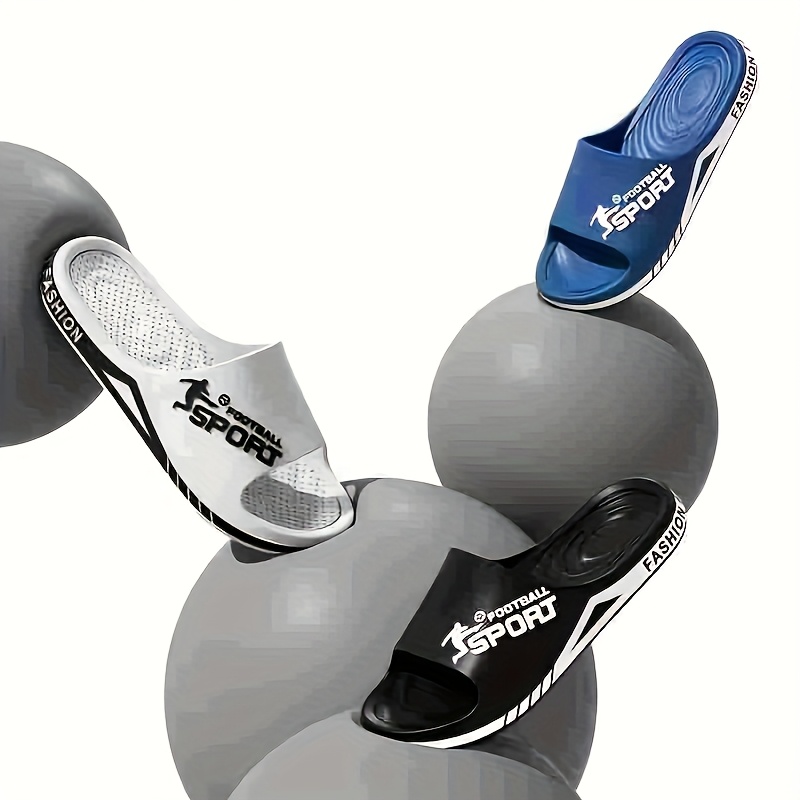 Lightweight EVA Slide Sandals with Geometric Pattern - Open Toe Slip On Women main image 4