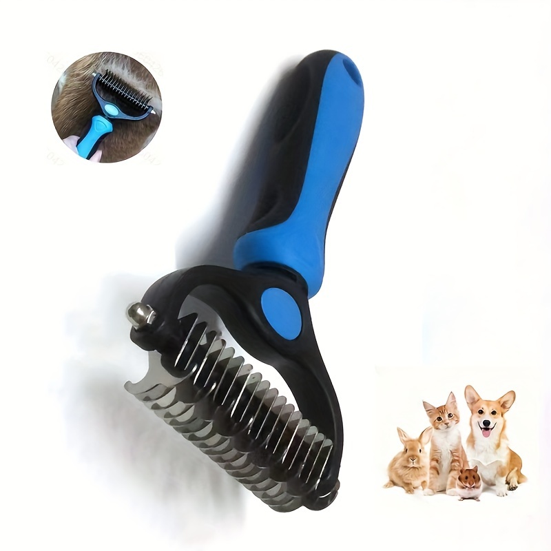 Grooming tools for double best sale coated dogs