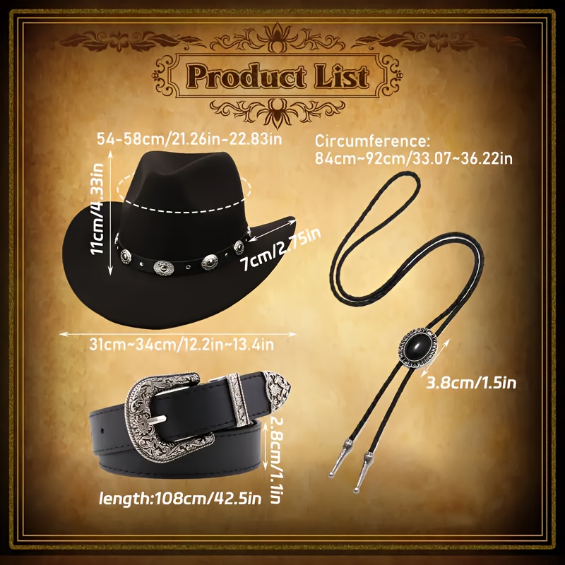 traje vaquera accesorios cinturón bohemio grabado Temu Uruguay