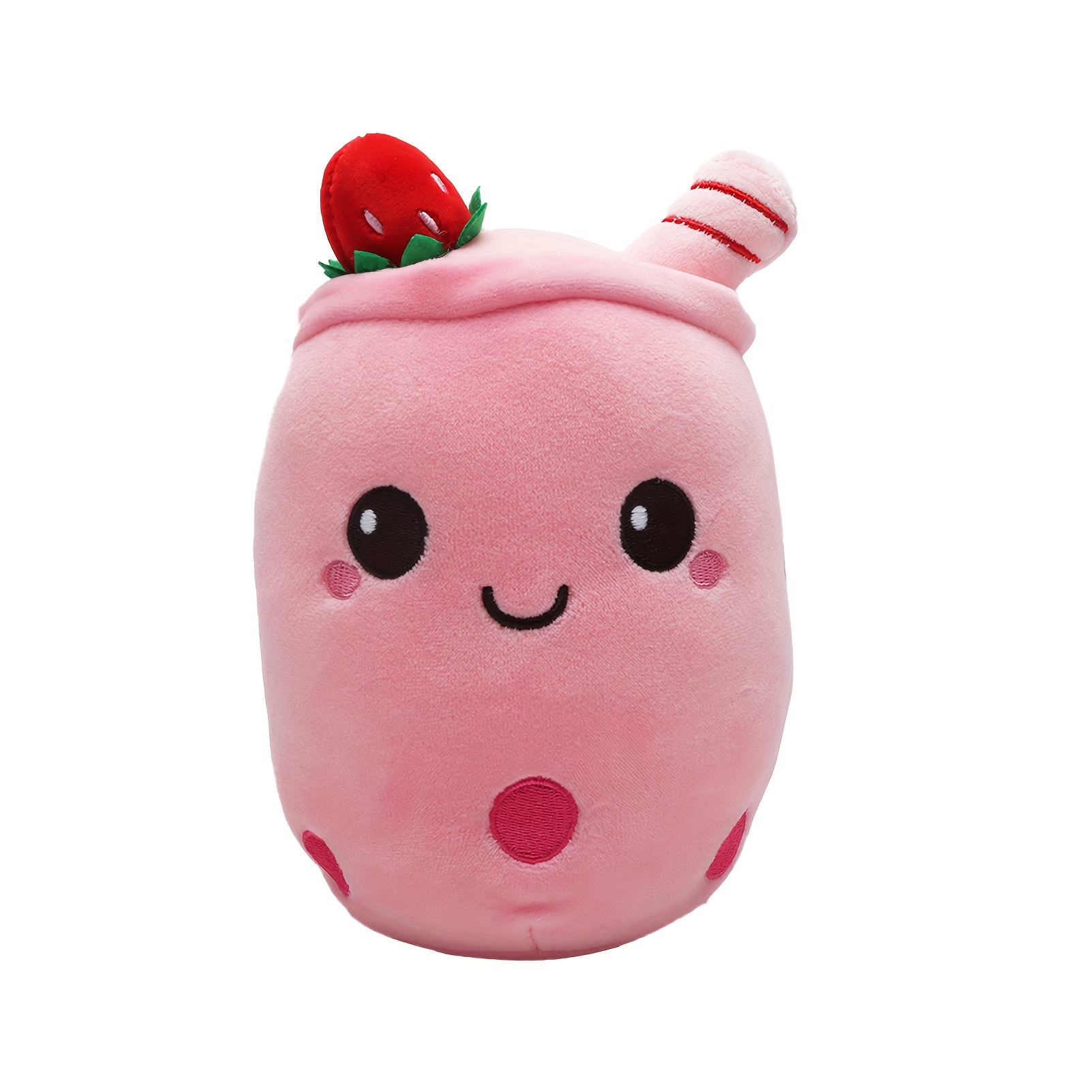 Image of Toy Of A Bubble Tea Cup, Perfect For Gifting On Valentine's Day, Easter, Or As A Comforting Plush For Halloween And Christmas