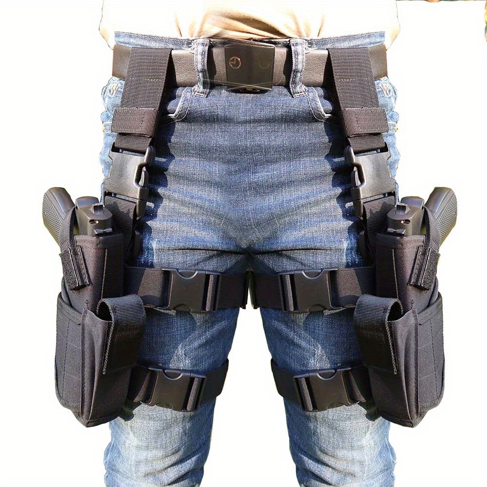 Drop Leg Holster for Pistol - Right Handed * Thigh Airsoft Pistol Holster  Adjustable Gun Holster Upgrade