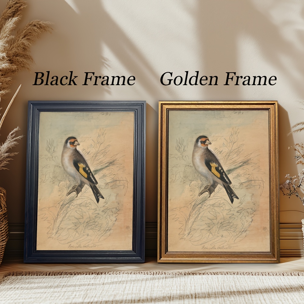 vintage swallow art deco poster modern retro bird canvas - Temu