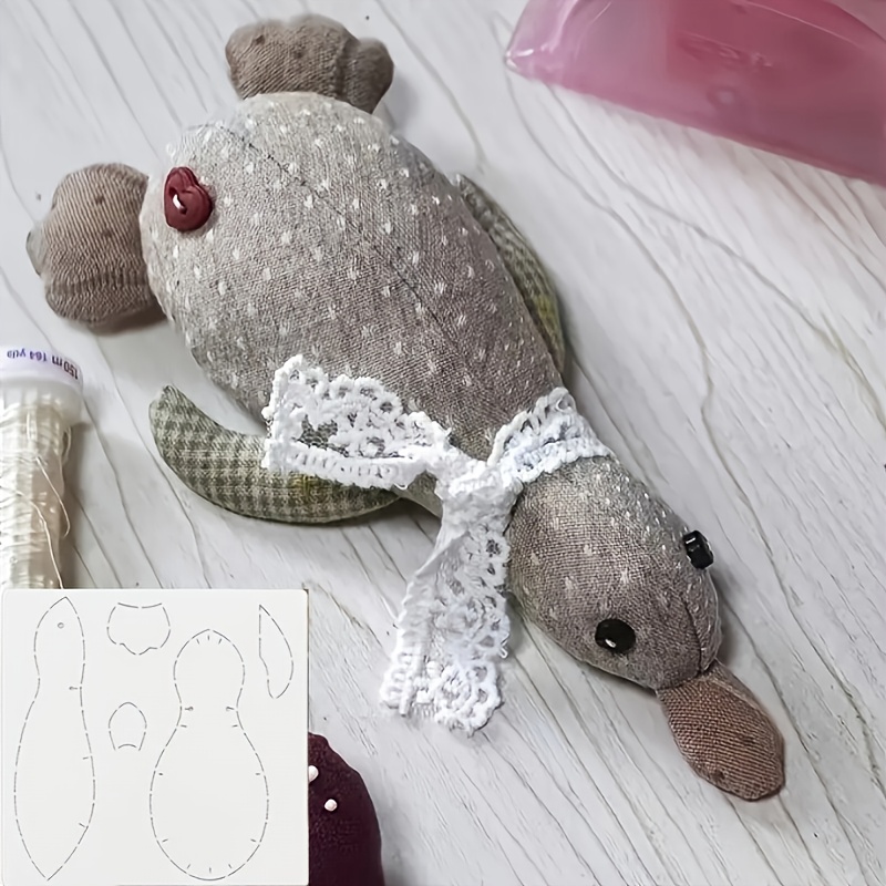 Image of Animal Quilting Template, Ruler, Handcrafted Practical Tool, Reusable Precision Sewing And Repair Tool