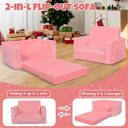 foam chair for boys and girls fuzzy plush kids sofa couch reading chair with handle for double pockets for grey dinosaur christmas gifts