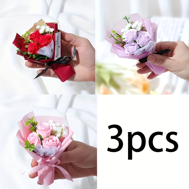 

3 Scented 3pcs Bouquet - Exquisite - For , , , Mother, & Girlfriend