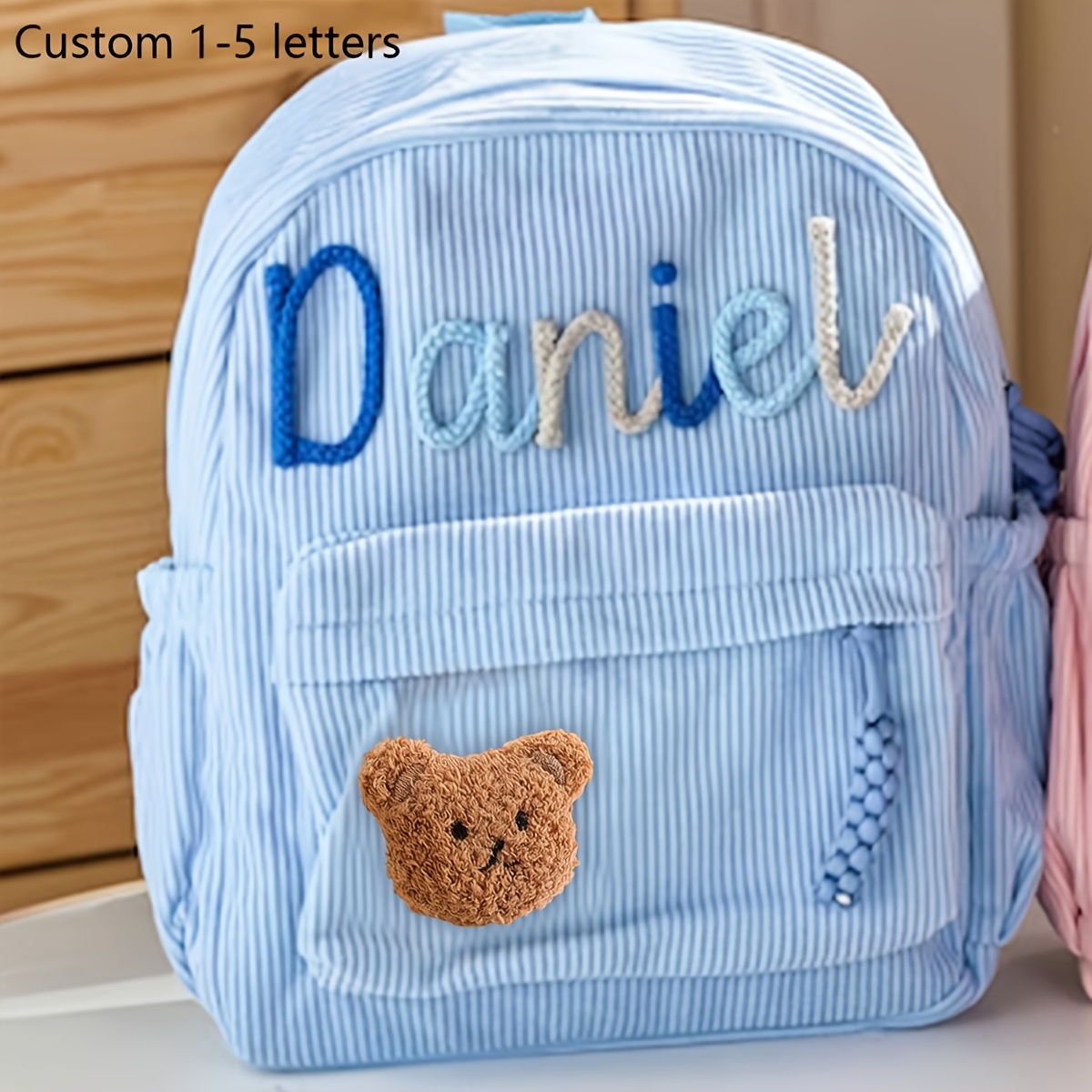 TEMU [customization] 1pc Personalized Handmade Custom Name Shoulder Bag, Travel Shoulder Bag, Unisex, Birthday Gift, Gift