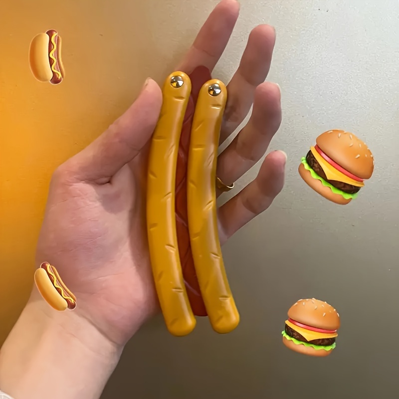 

Hot Dog Butterfly Knife - Perfect Gift For Boyfriends, Enhances Handsomeness & Charm, Ideal For Halloween, Christmas & More - Durable Plastic