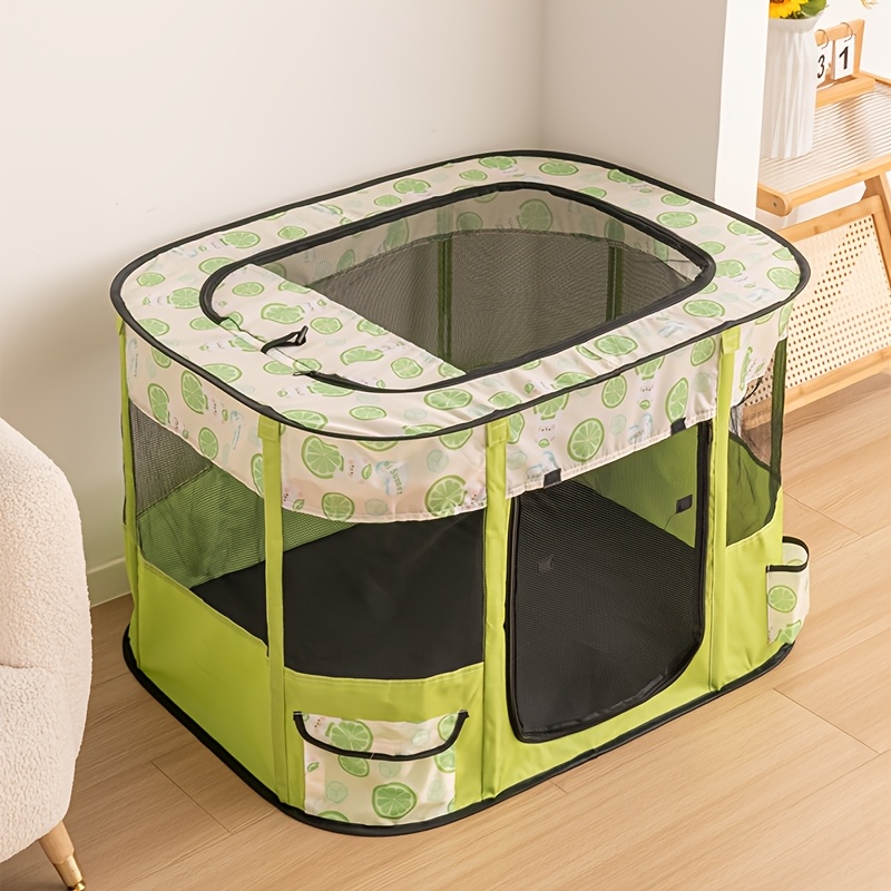 foldable cat and dog cage fence   bed pet supplies tent cat delivery room puppy and kitten delivery room Product details 8