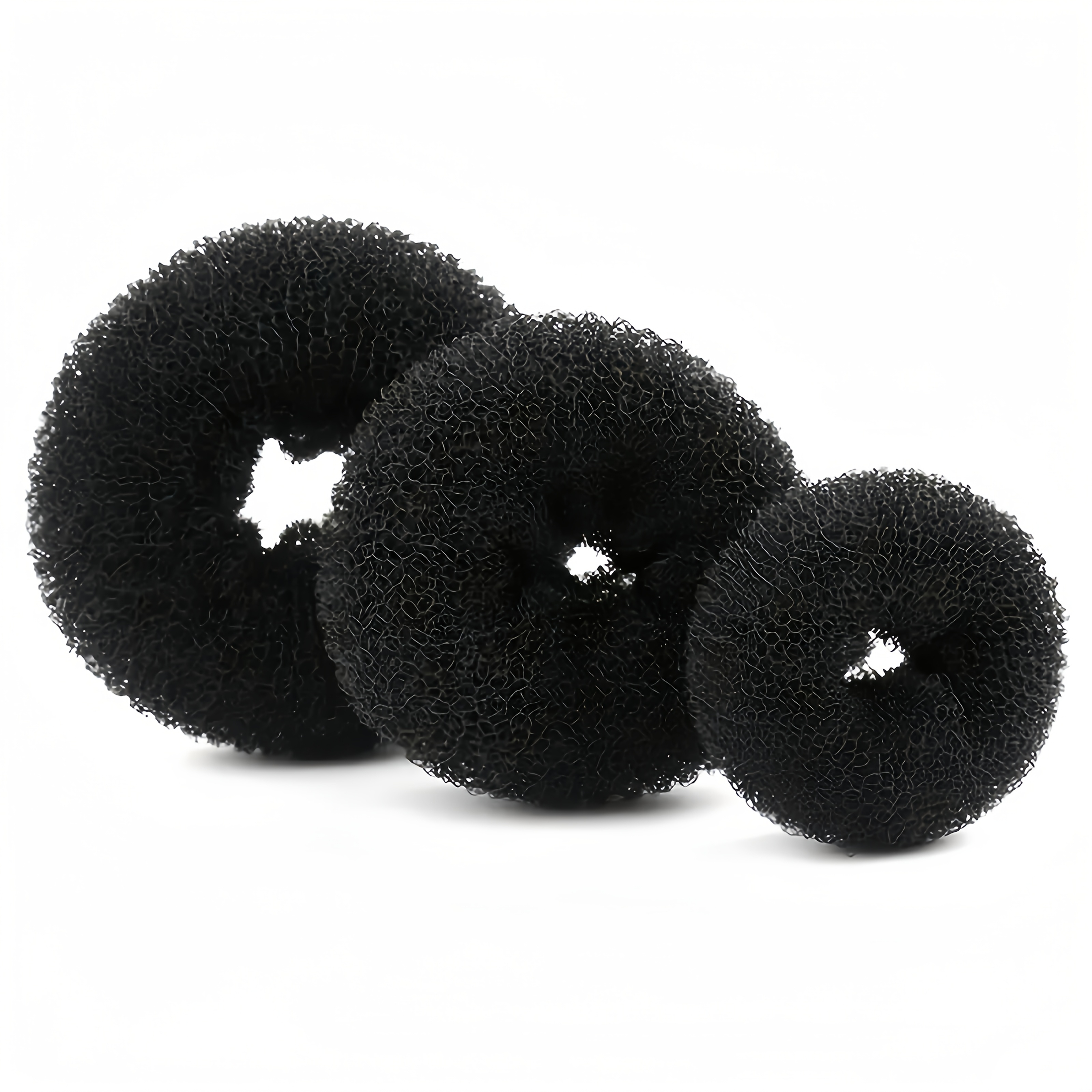 Image of 3pcs Set (different Sizes) Hair Donut Bun Maker Hair Bun Maker Fashion Women's Hairstyle Additions And Daily Use