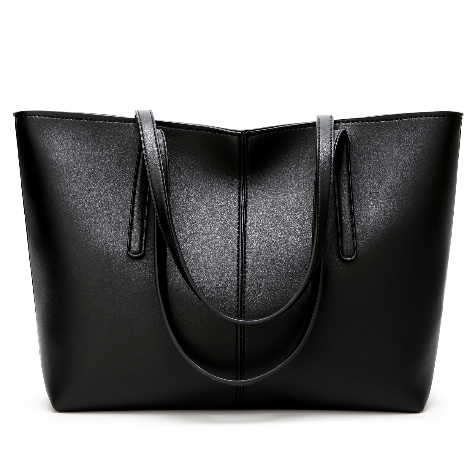 TEMU Rainsmore Women's Tote Bag, Office Handbag Shoulder Bag, Pu Commuter Bag Work Bag