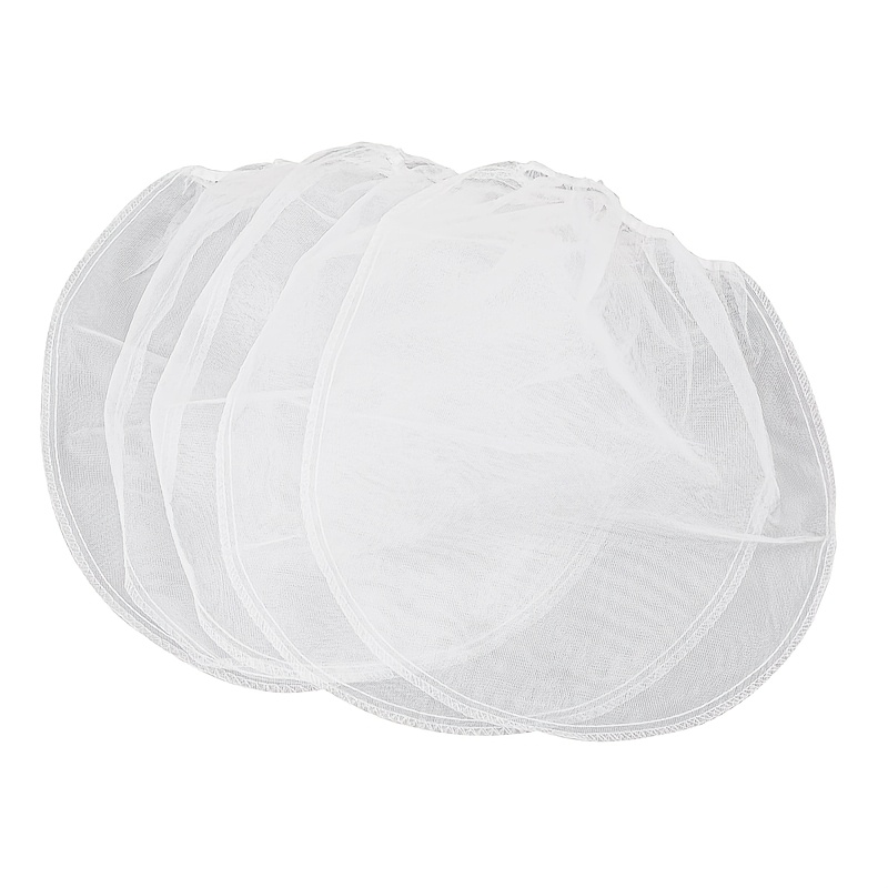 TEMU Sachets filtrants pour peinture 5 pièces 1 gallon, fine en nylon avec cordon de serrage élastique, filtres de seau jetables de 3,8 L pour