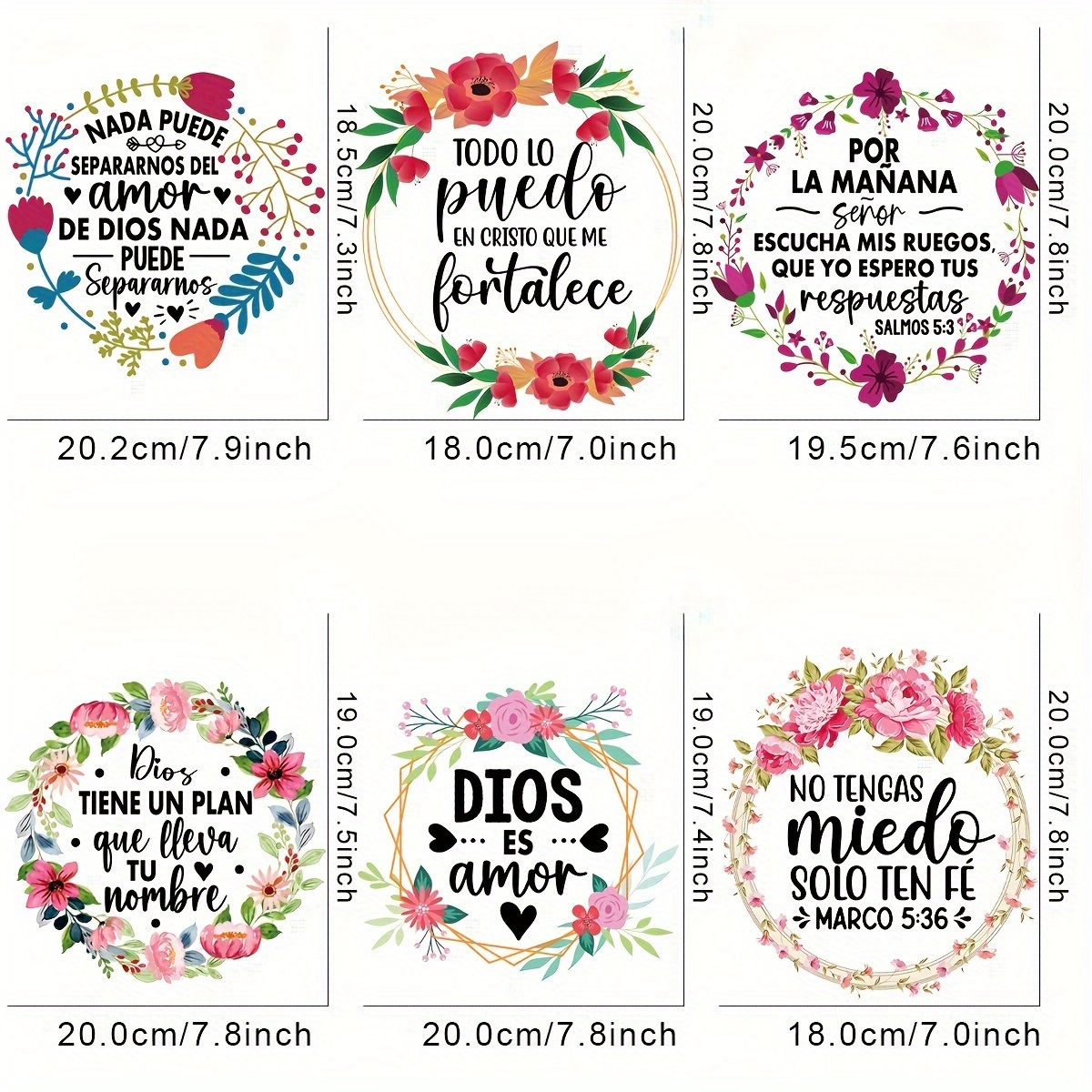 piezas de pegatinas de transferencia DTF DIY para diseños de  transferencia térmica lavables, adecuadas para camisetas, mascarillas,  vaqueros y mochi