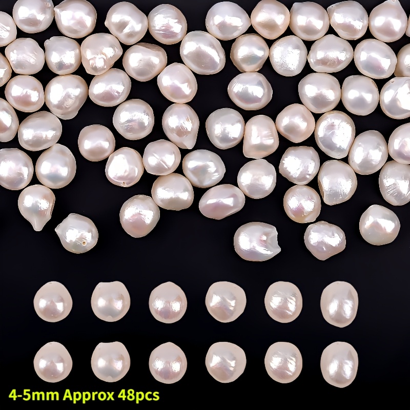 Image of 103/90/48/45/40/36/33pcs 7a Natural Irregular Freshwater Baroque Pearls For Jewelry Making Charm Bracelet 2-11mm