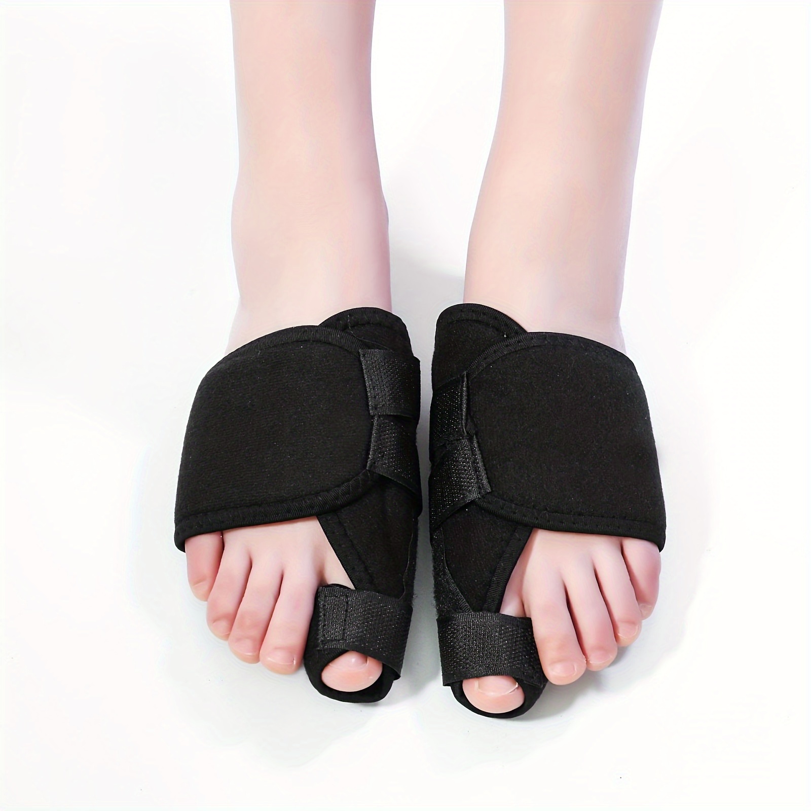 1pair Adjustable Big Toe Stabilizing Separator, Day And Night Foot Support For Men And Women, Daily , Suitable For Feet