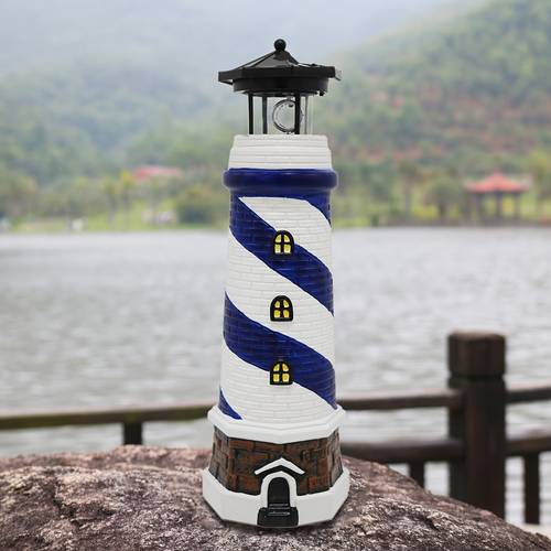 outdoor solar rotating led solar statue light suitable for garden yard lawn terrace landscape decoration lighting