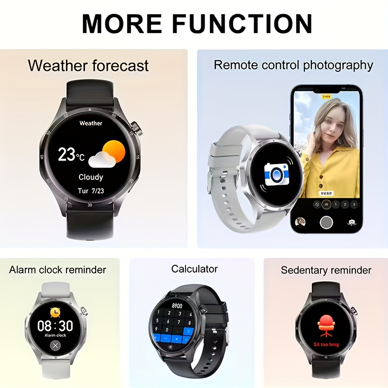 Latest Premium Smart Watch with 1.5-Inch Touch Screen