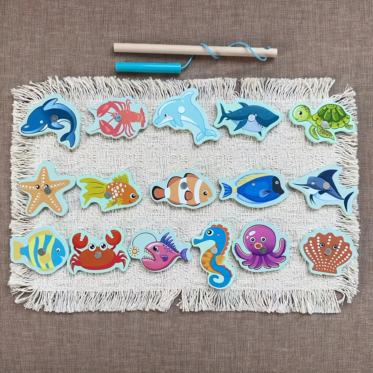 Magnetic Fishing Toy, Parent-child Interactive Puzzle Toy, Can Marine Animals, Exercise Hand-eye Coordination, Puzzle Desktop Game, Ideal Birthday Gift For Boys And Girls