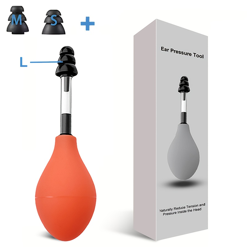 1 Device Xunhaoo Portable Ear Pressure Tool with 3 Sizes Soft Earplugs Suitable for Migraine, Tension Headache & Tinnitus - Travel-Friendly Earplug Massager Device - Image 13