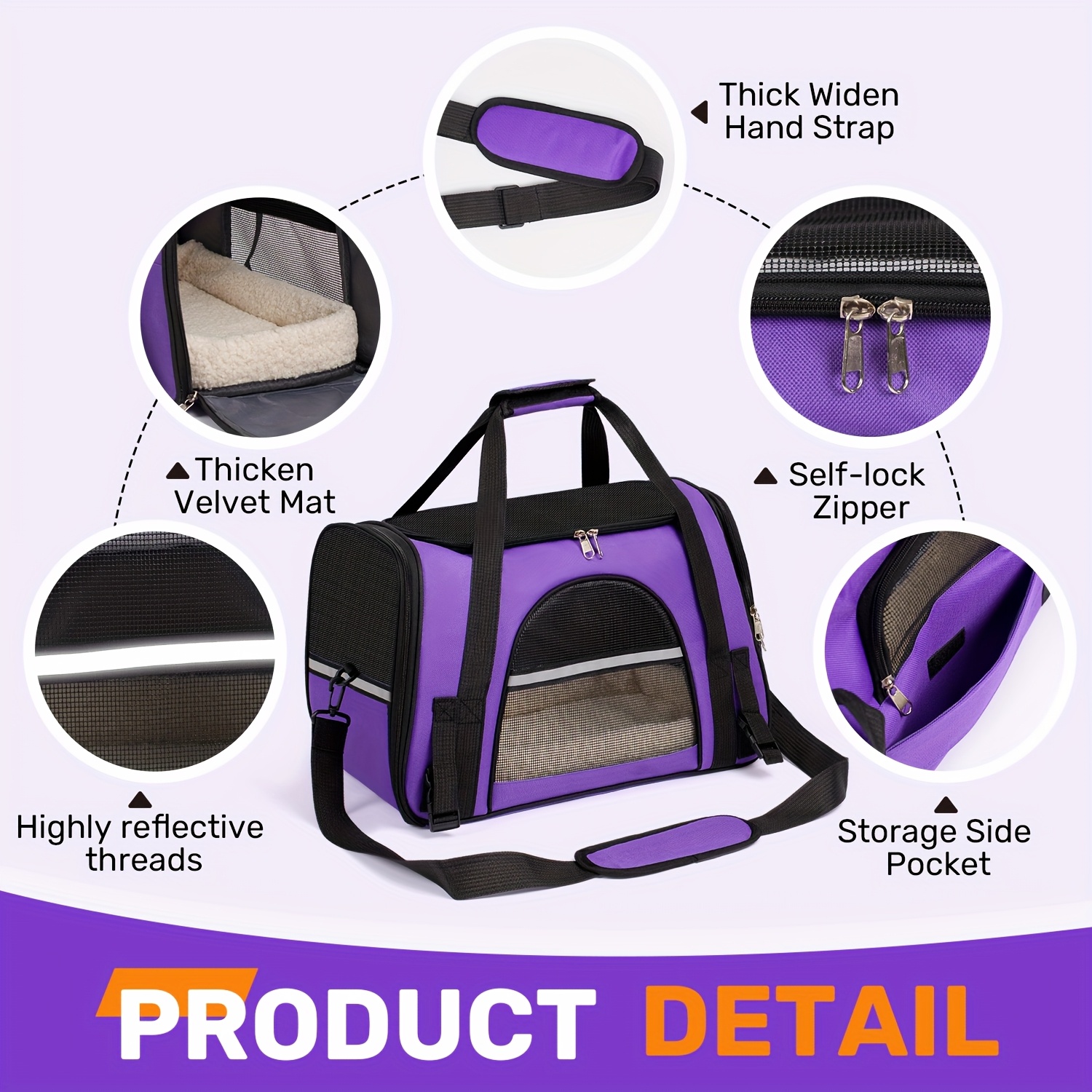 cat carriers for cats secure zipper anti escape   backpack   ventilated foldable   travel bag car airline approved collapsible cage with breathable design