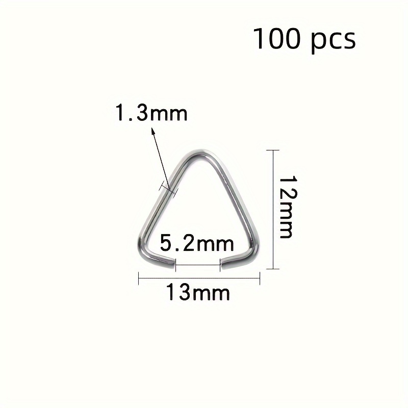 TEMU 50/100/200 pz Anelli di Giunzione Aperti a in Ferro, Anelli a , Chiusure per Etichette, Chiusure per Portachiavi, Accessori per Artigianato Fai