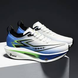 zhongkao professional running shoes leiben 9pro breathable mesh carbon plate shock absorption high junior long jump sneakers