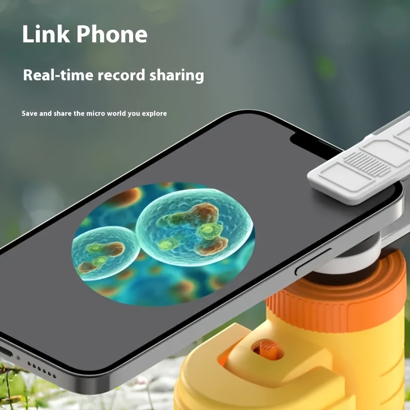 kids portable microscope with stand education tool pvc material school and home use ideal christmas thanksgiving gift educational toys Product details 6