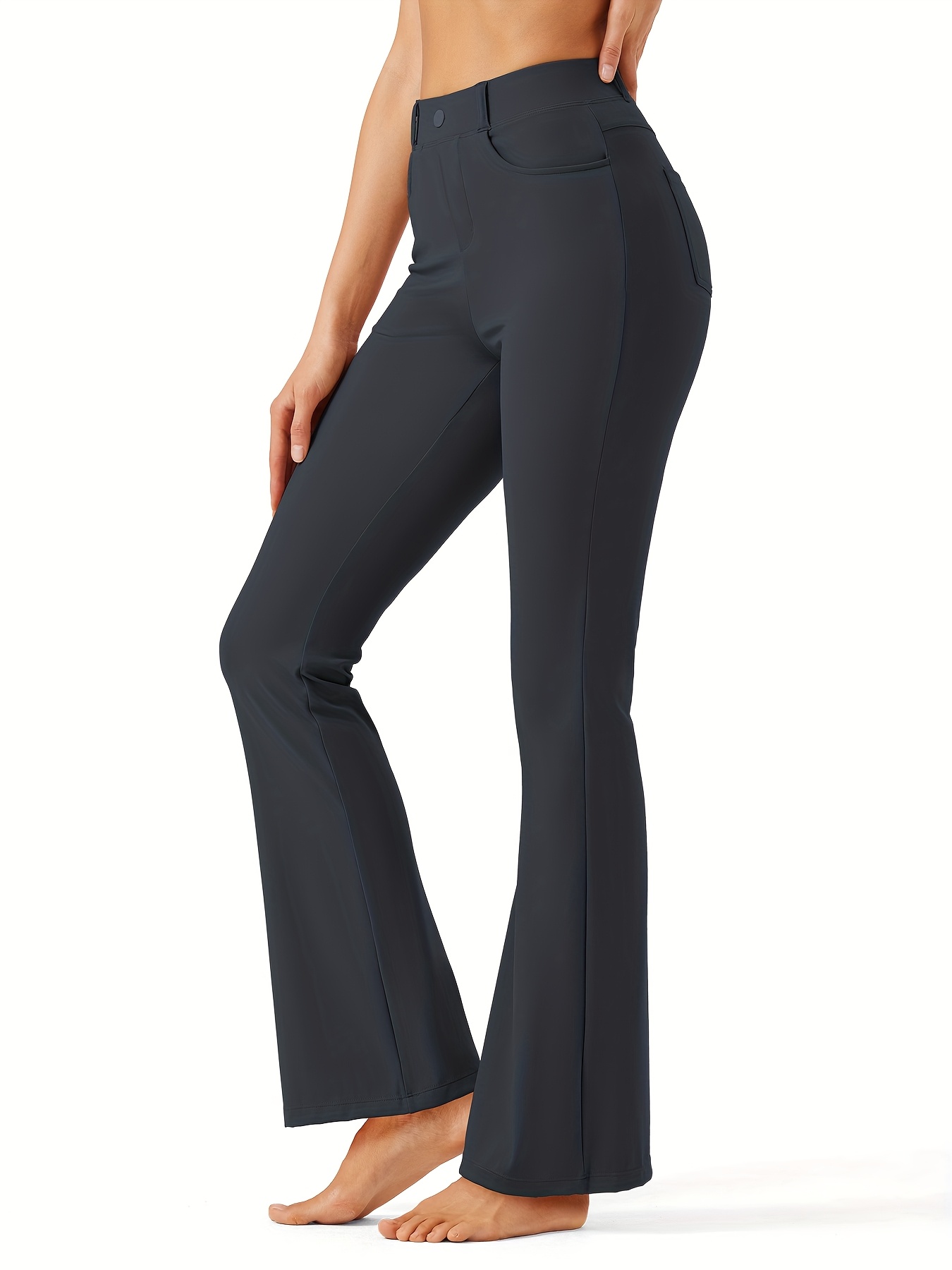 short black flare dress Mona High-Rise Flare Pant