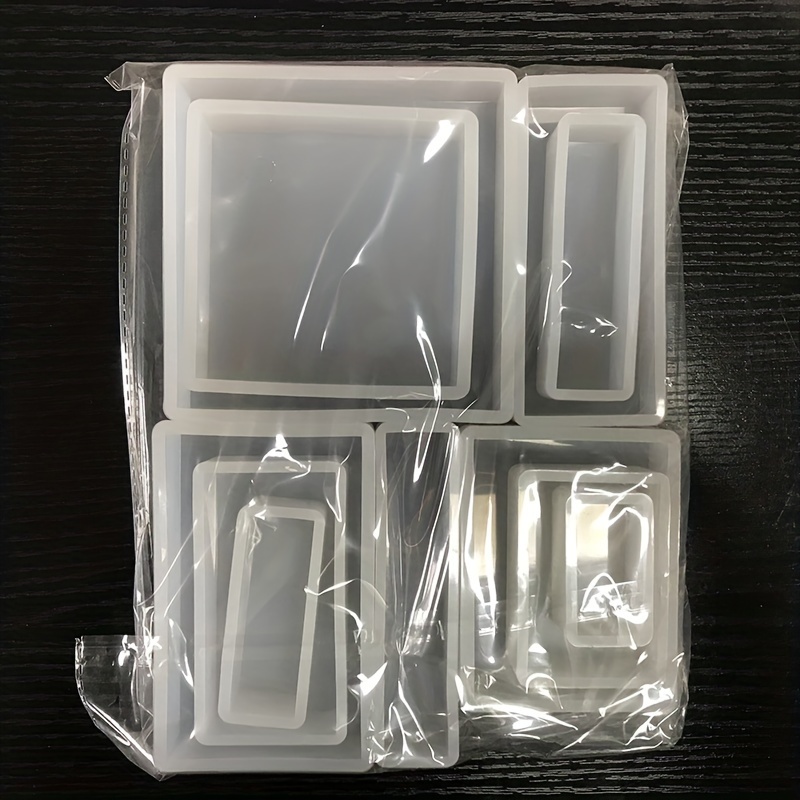 Thickened Set Of 11 Rectangular Resin Molds