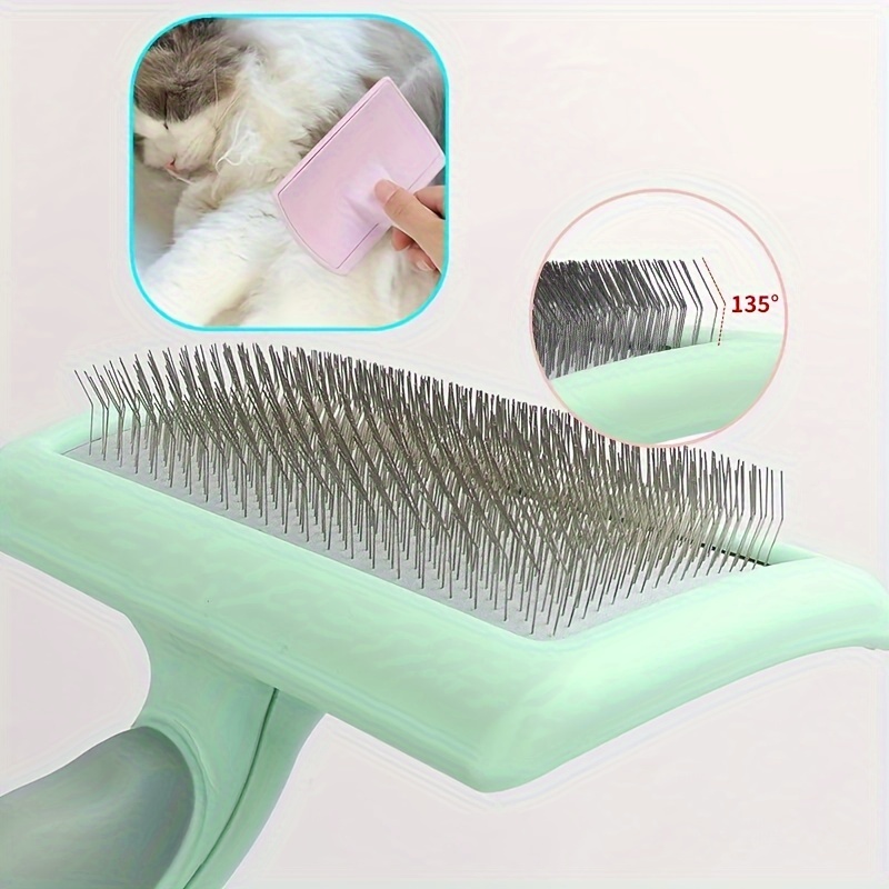 

Pet Brush For Dogs, , Grooming Tool, Ergonomic Handle, Removes Loose Undercoat,