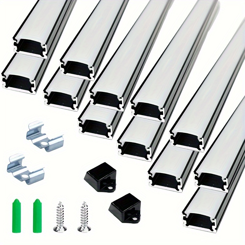 Led strip light on sale mounting track