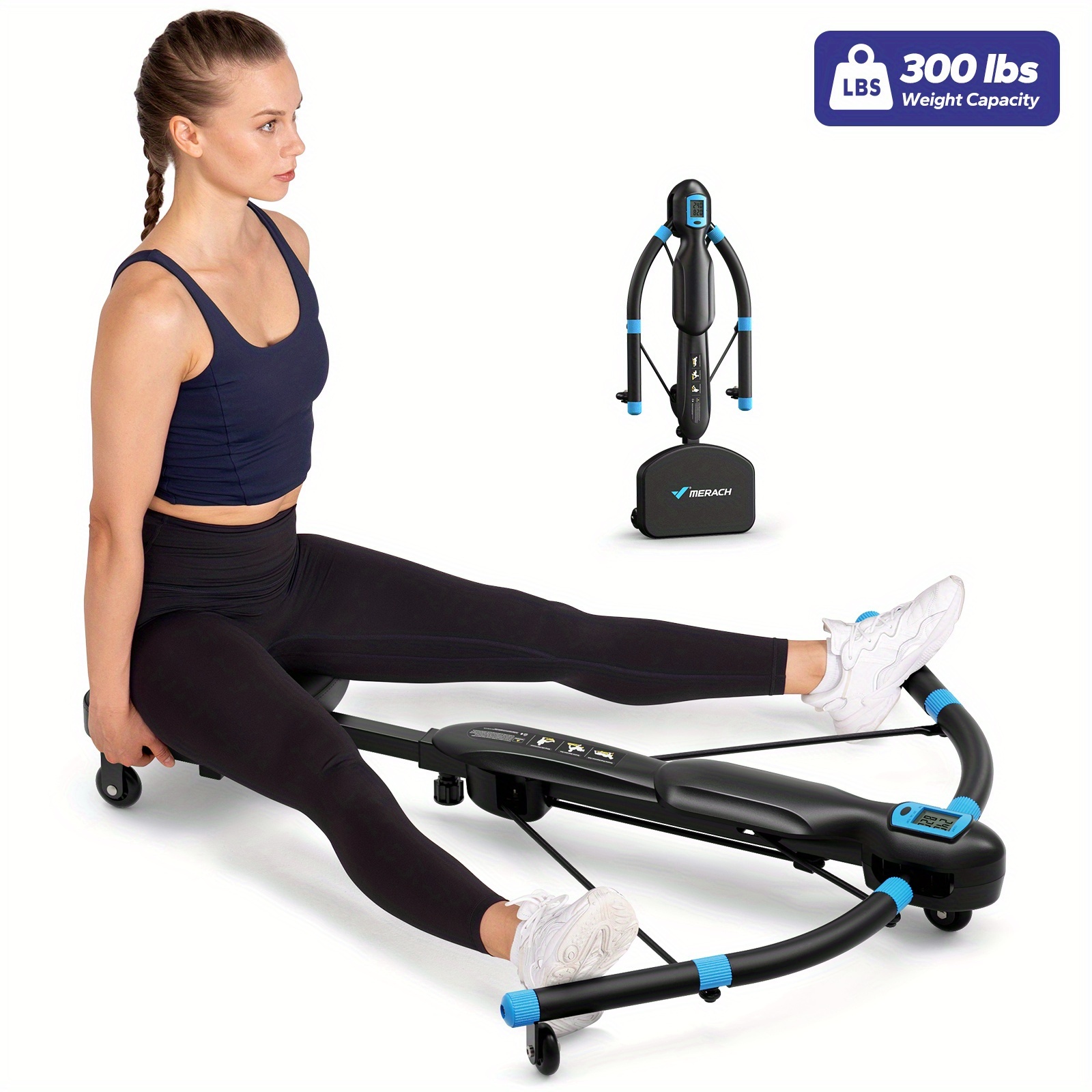 TEMU Merach Core Trainer Ab Machine, Rowing Machine, Dragonfly Equipment - Multifunctional Home Gym With Full-body Workout For Cardio, Strength Training & Belly Toning, Compact For Home Gym ()