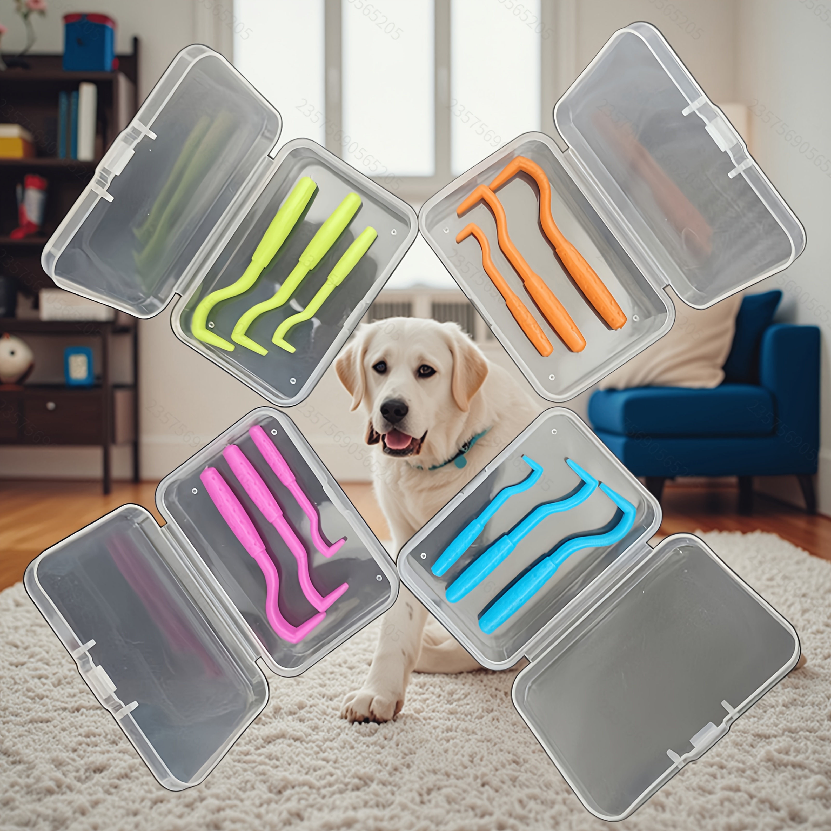 4pcs 3 tools   tick removal tool set   in   colors more effective and   tick removal tools for dogs protect your animals suitable for dogs cats horses and humans tick tweezers in a box tick catcher